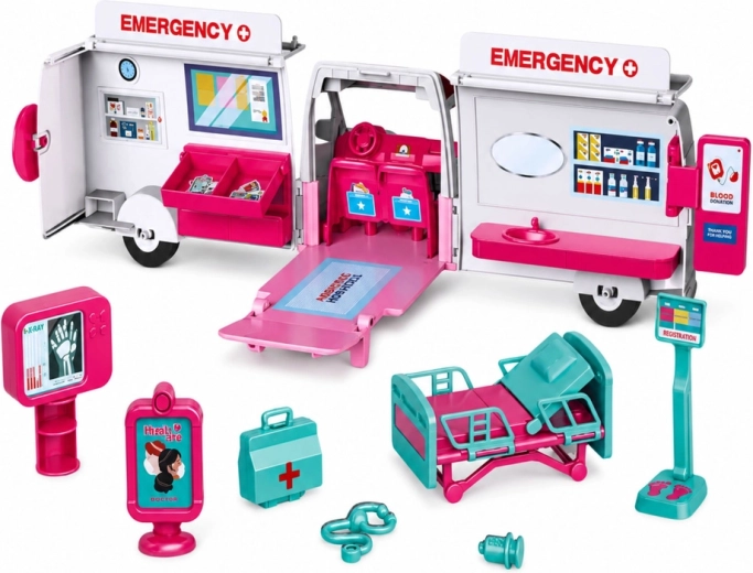 Ambulance that turns into a mini hospital