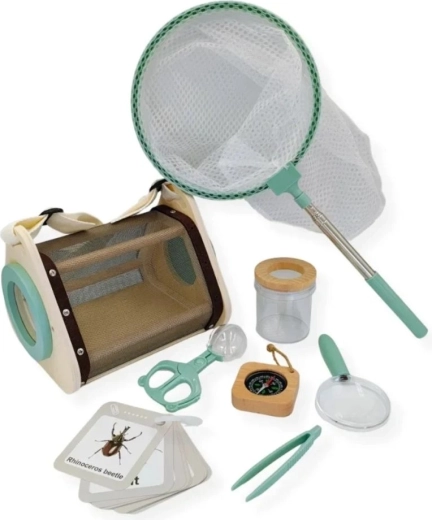 Wooden insect catching and observation set KABI for children 3+