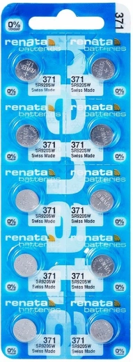 Renata 371 gumbasta baterija 1,55 V (10 kom)