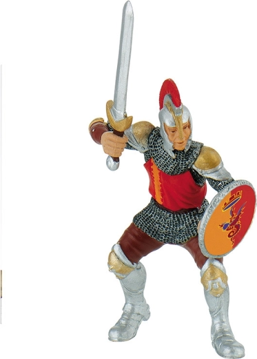 Bullyland vitez s mačem u crvenom oklopu