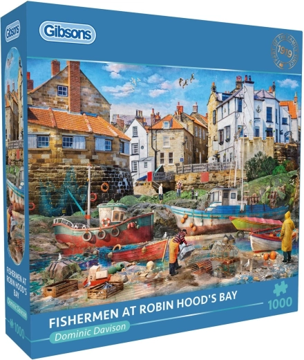 Gibsons puzzle Fishermen in Robin Hood's Bay 1000 pieces