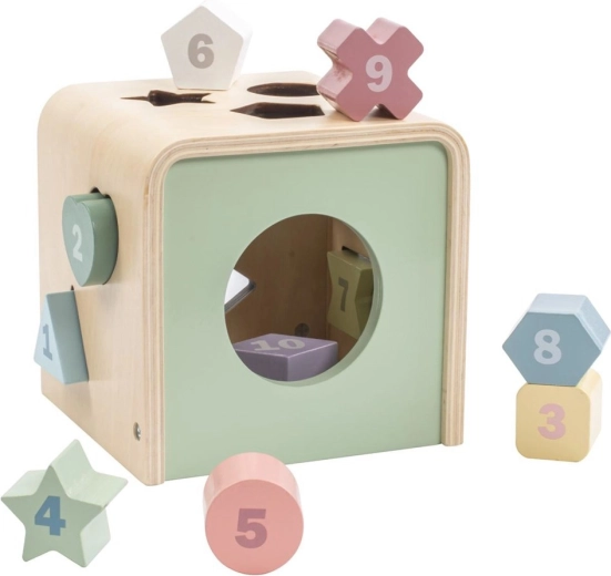 Montessori Shape Sorter Cube Baby Mix