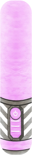 Fluffy Fighterz light-up plush sword pink