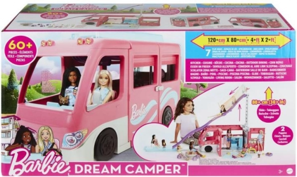 Barbie Dream Camper – kampersko vozilo s toboganom i više od 60 dodataka