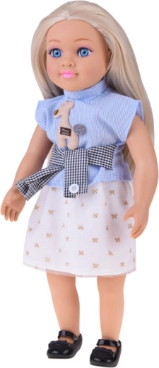 Duga plava kosa za češljanje i frizure