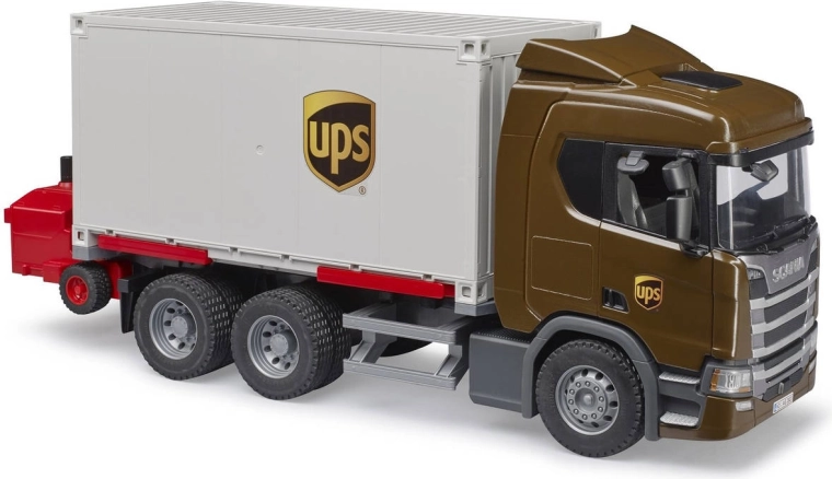 Detailed Scania model in UPS colors
