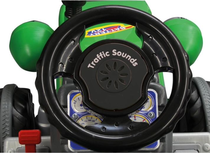 Realistic starting and sounds on the steering wheel