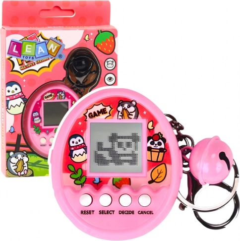 Tamagotchi privjesak Pet Egg ružičasti – elektronička igra za djecu
