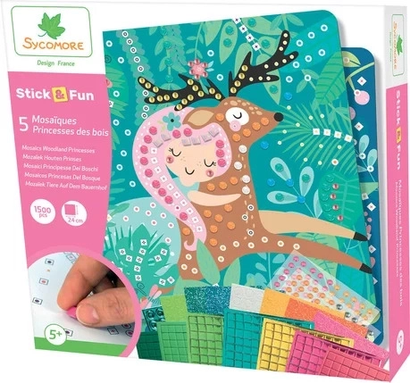 Stick & Fun mozaik – šumske princeze