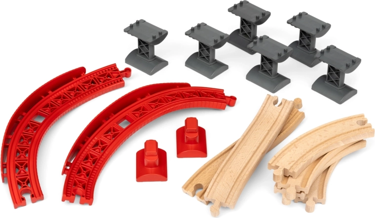 BRIO World set usponskih zavoja tračnica