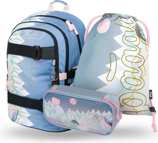 Set školskog pribora BAAGL Skate Moon