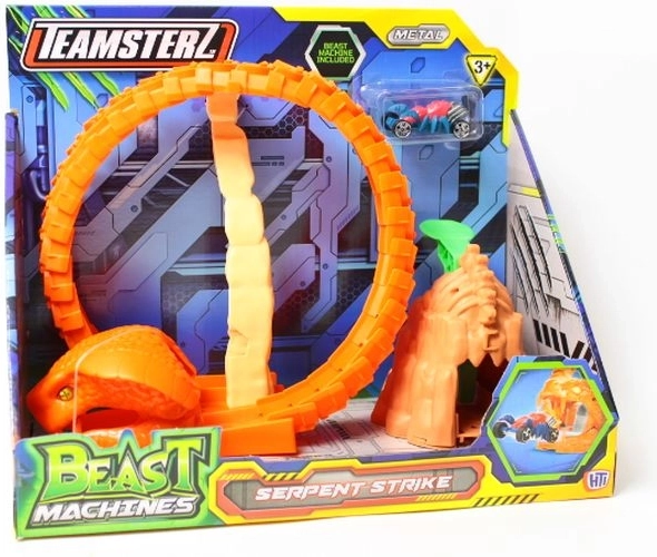 Teamsterz Beast Machines serpentinasta staza Serpent Strike s autićem