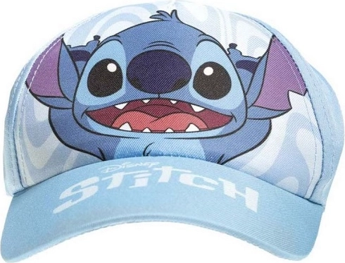 Dječja Disney Stitch kapa sa šiltom svijetloplava 52 cm