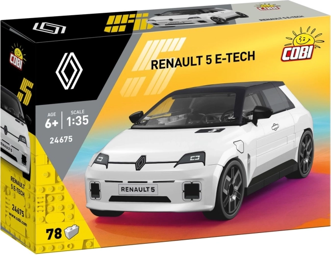 Cobi Renault 5 e-tech electric 1:35 (78 dijelova) - 1 komad