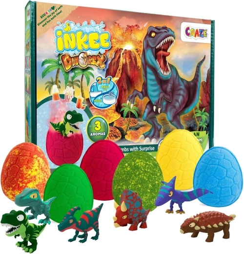 INKEE Dino Gift Bath Set