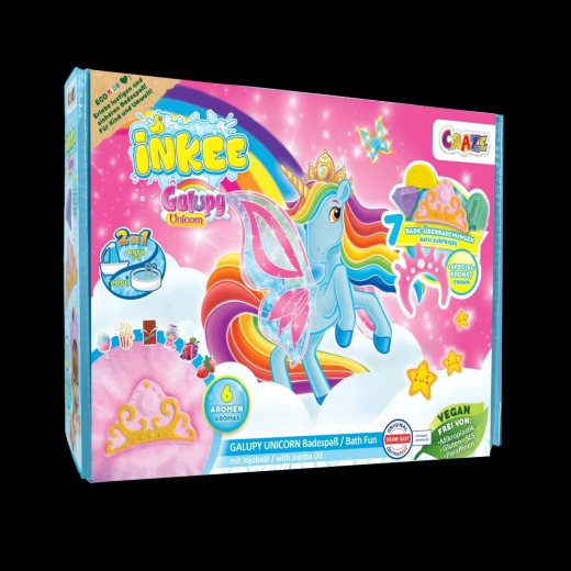 INKEE Galupy Unicorn Bath Gift Set