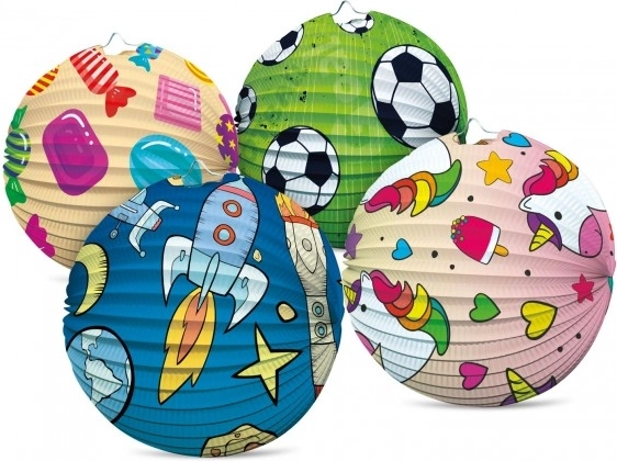 Papirnata kugla lampion 25 cm