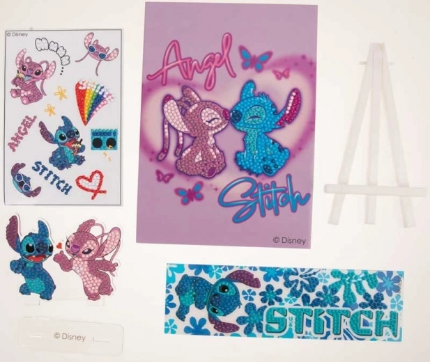 Dijamantno slikanje Angel i Stitch sa stalkom