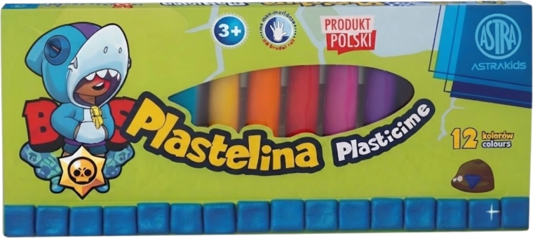 Plastelin Brawl Stars Shark - 12 boja