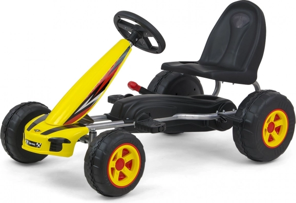 Pedalni karting Viper – žuta