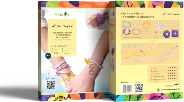 Kraftopia narukvice prijateljstva – kreativni set