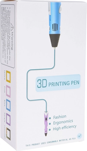 Blue 3D Pen for Creating with PLA