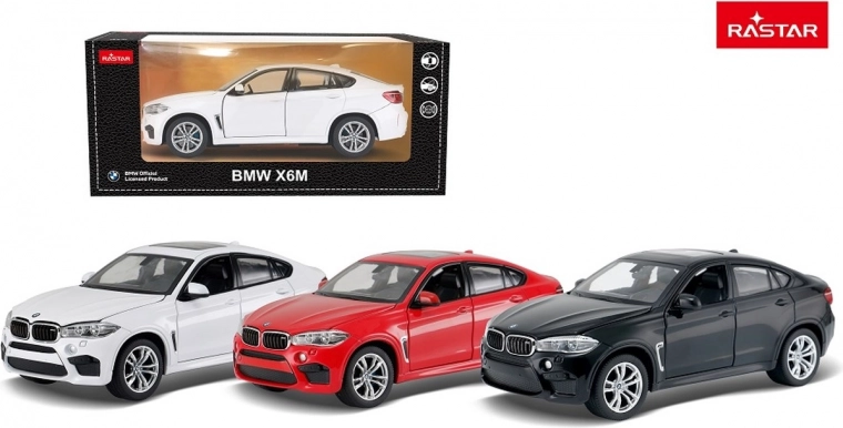 Metalni model 1:24 BMW X6 M crni RASTAR