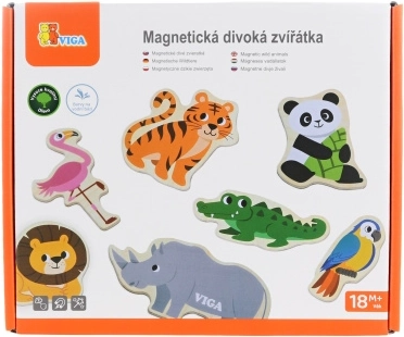 Drveni magneti s divljim životinjama Viga