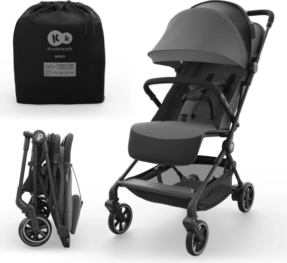 Sportska kolica Kinderkraft NEBO – Platinum Grey