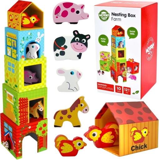 woopie green sklopive farmerske kocke s figuricama 10 dijelova