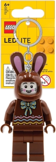 LEGO ikonični čokoladni zeko – svjetleći privjesak za ključeve s LED-om