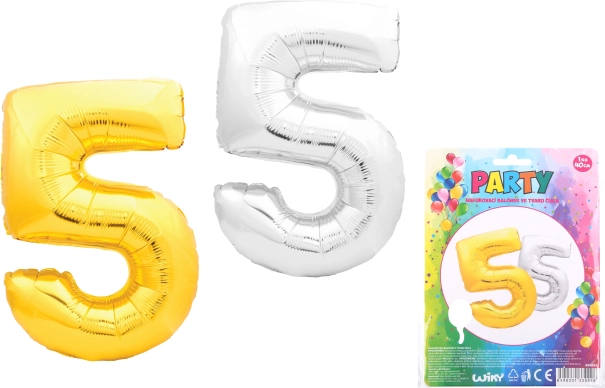 Napunjavajući balon u obliku broja 5