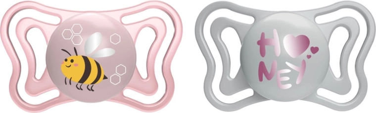 Chicco Physio Light silikonske dude varalice ružičaste 2–6 mjeseci, 2 kom