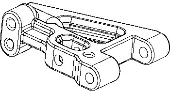 Lower front arm for Hoolk - 2 pieces