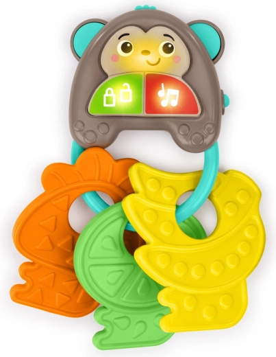 Bright Starts glazbeni Ključevi MonKeys za bebe 6m+