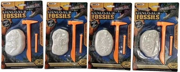 Fosilija dinosaura DIY - iskopajte vlastiti kostur