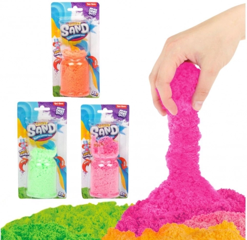 Čarobni tekući pijesak – kreativna oblikovna masa, 25 g, 3 boje