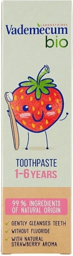 Vademecum Bio dječja zubna pasta jagoda 1–6 godina 50 ml