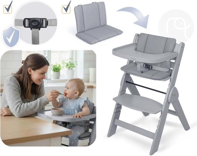 Safe and comfortable seating during meals