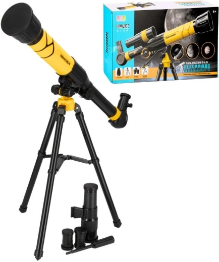 Kids telescope on tripod with phone holder