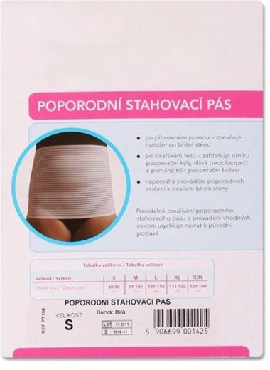Postpartum compression belt size L