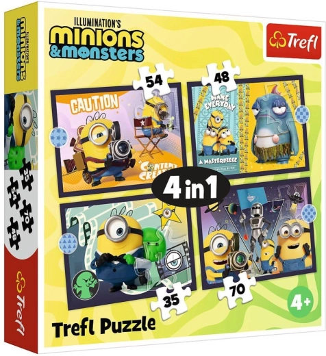 Puzzle 4 u 1 Nova avantura Miniona