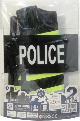 Police set with shield