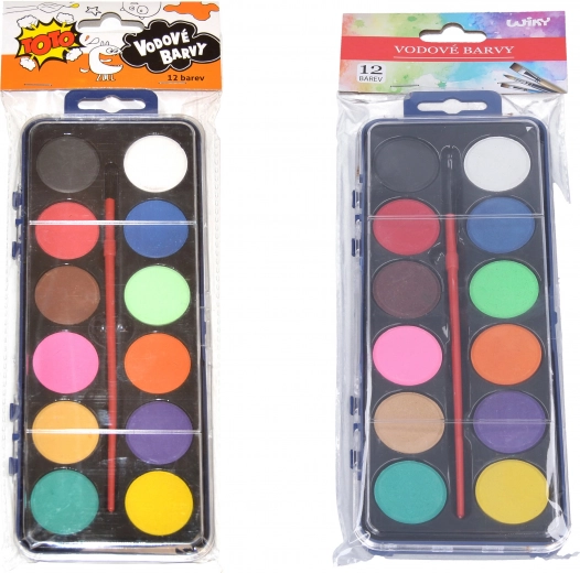 Akvarel boje 12 boja sa kistom