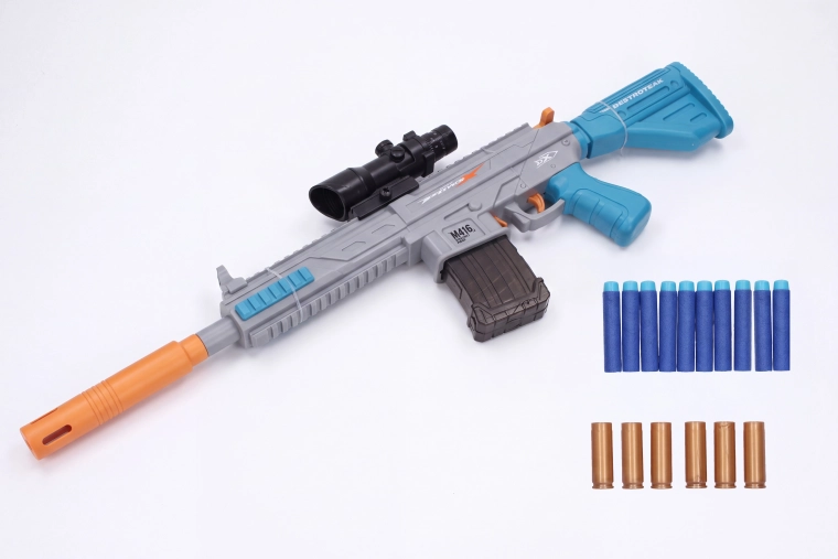 Puška Pioneer M416 s pjenastim mecima i čahurama