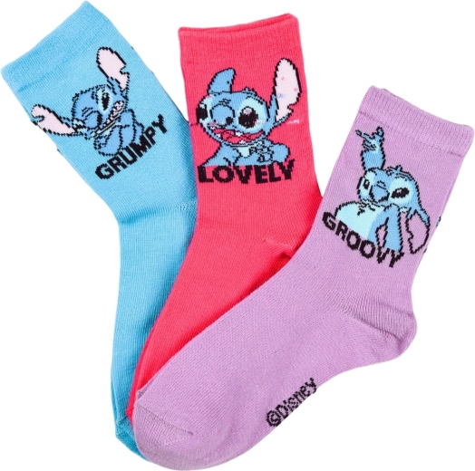 Disney Lilo & Stitch dječje čarape Stitch (6 pari) – Veličina: 31-34
