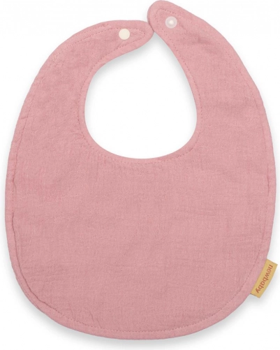 Mušelínova podbradnik New Baby ružičasta