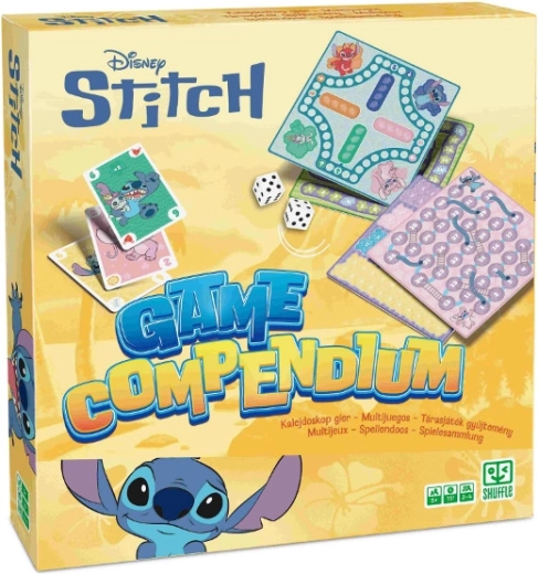 Stitch kaleidoskop igara – set društvenih i kartaških igara