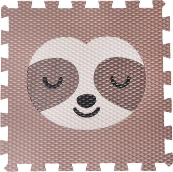 Minideckfloor ljenivac, smeđi s krem ljenivcem