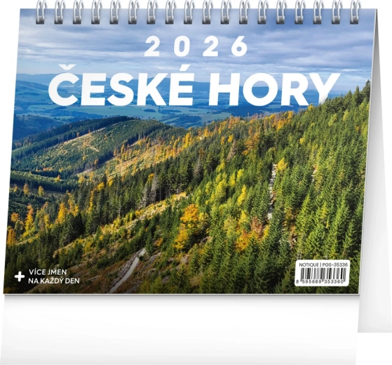 Stolni kalendar Češke planine 2026